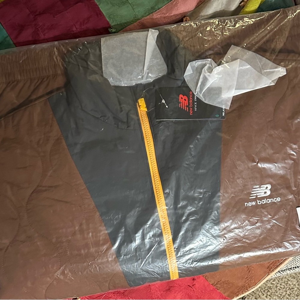 New Balance Athletics Full Zip Quilted Outerwear 'Rich Oak' MJ23501-ROK